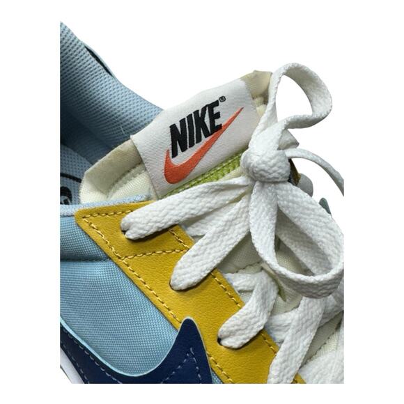 Nike Waffle Debut Unisex Shoes 10 Boarder Blue Mystic Navy Yellow White Active - Picture 9 of 12